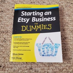 Starting an Etsy Business for Dummies Book